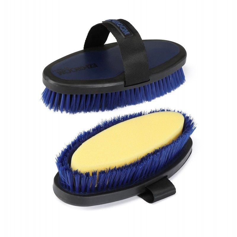 Shires 1398 Grip Sponge Brush Bright Blue