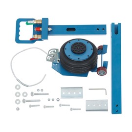 labwork Triple Bag Air Jack 3 Ton/6600 lbs Pneumatic Jack Lift up to 15.7 inch with Adjustable Long Square Handle for Car SUV Lifting Blue