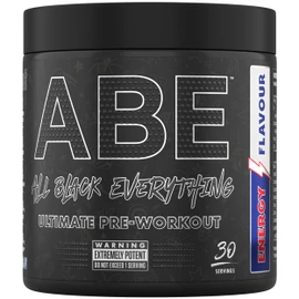 Applied Nutrition Bundle ABE Pre Workout 375g + 700ml Protein Shaker | All Black Everything Pre Workout Powder, Energy & Physical Performance with Creatine, Beta Alanine (Energy Flavour)