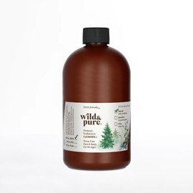Wild & Pure EWG Verified All Natural, Plant-Based EcoBalance™ Cleanser - 18 Oz Refill | pH Balanced & Microbiome-Friendly | No-Rinse Body Wash