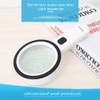 30X High Power Double Glass Lens Handheld Magnifying Glass with
