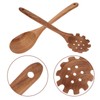 MAGICLULU 2pcs Long Handle Cooking Spoon Heat-Resistant Utensils for Stir-Frying