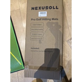 Pro Golf Hitting Mats , Mat 4 Golf Balls 1 Hook  In/outdoor Tough Compact