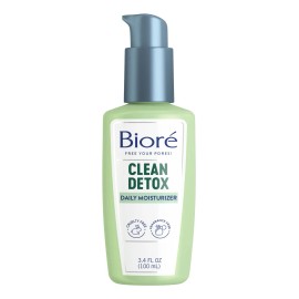 Bioré Clean Detox Humectante Diario, 100 Ml Momento De Aplicación Día/noche Tipo De Piel Sensible