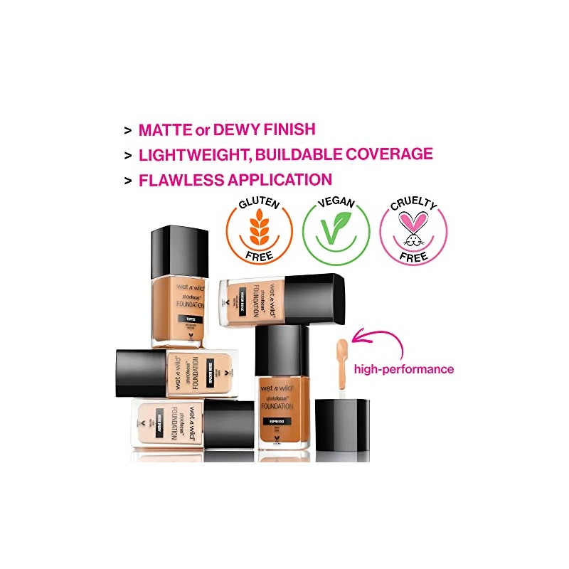 Wet n wild Photo Focus Dewy Foundation, bronce beige, 0.95