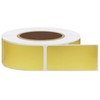 Hybsk 1x2 Inch Color-Code Labels Rectangle Metallic Gold Sticker Rectangle