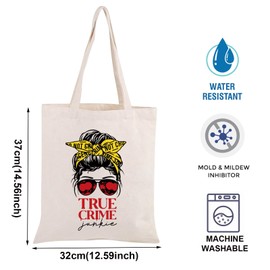 True Crime Tote Bag True Crime Gift Crime Show Merch Crime Show Fans Gift Crime Show Merchandise Gifts For True Crime Fans (TRUE CRIME Tote CA)