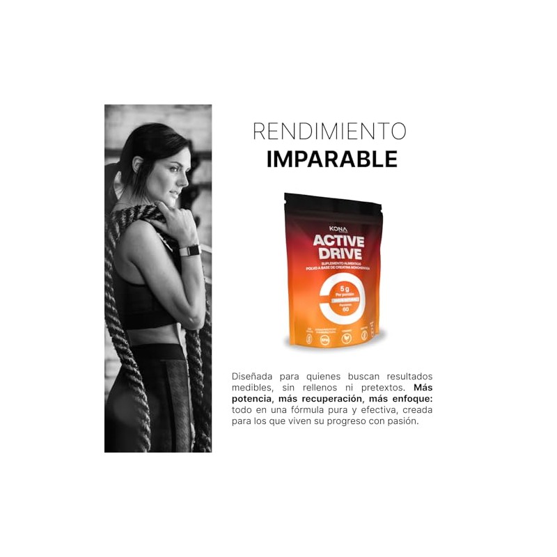 Active Drive Creatina Monohidratada Micronizada | Suplemento en Polvo de