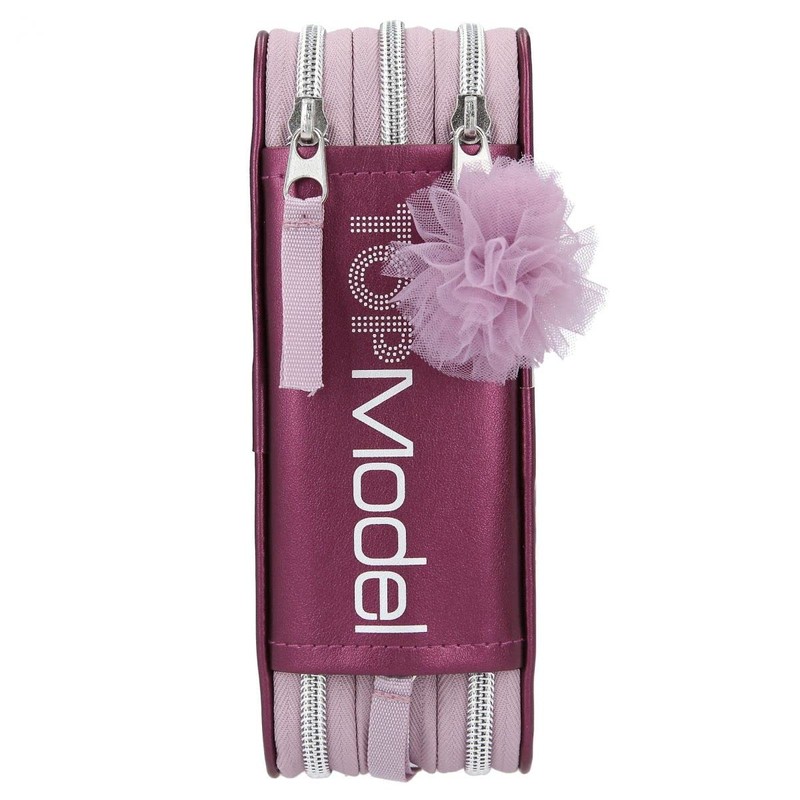 Depesche 11231 TOPModel - Filled 3-Compartment Pencil Case in Ballet