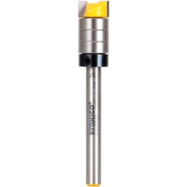 Yonico Flush Trim Router Bit Extra Long Reach 1/2-Inch 1/4-Inch Shank 14178QL