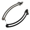 ZQIY 2PCS Metal Curved Lid Adjustable Support Hinges 175x21mm Hardware