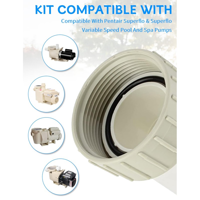 350157 Union Replacement Kit for Pentair SuperFlo & SuperFlo VS