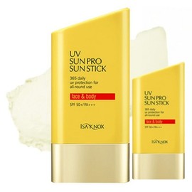 Isa Knox UV Sun Pro Clear Jumbo Sun Stick SPF50+ PA++++, 30ml, 2 pieces / 이자녹스 UV 선프로 클리어 점보 선스틱 SPF50+ PA++++, 30ml, 2개