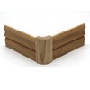 5/8" x 2" x 4" Red Oak Outside Radius Corner