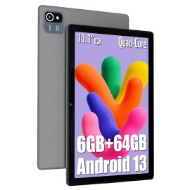 Jeazans 2025 Tablet 10 inch Android 13 Tablet 6+64GB 1280x800 IPS Touchscreen 5000mAh