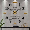 VANGOLD Giant Wall Clock for Living Room Decor, Decorative Wall