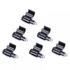 MiOYOOW 6Pcs Bicycle Cable Guide, Brake Cable Housing Holder Aluminum