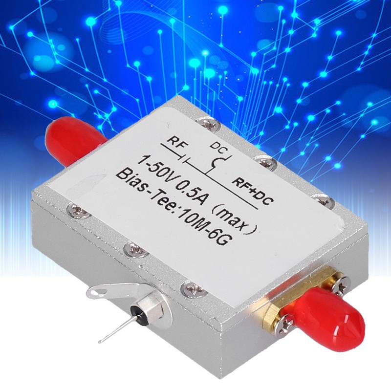 Bias Tee Module Coaxial Feed Low Insertion Loss RF DC