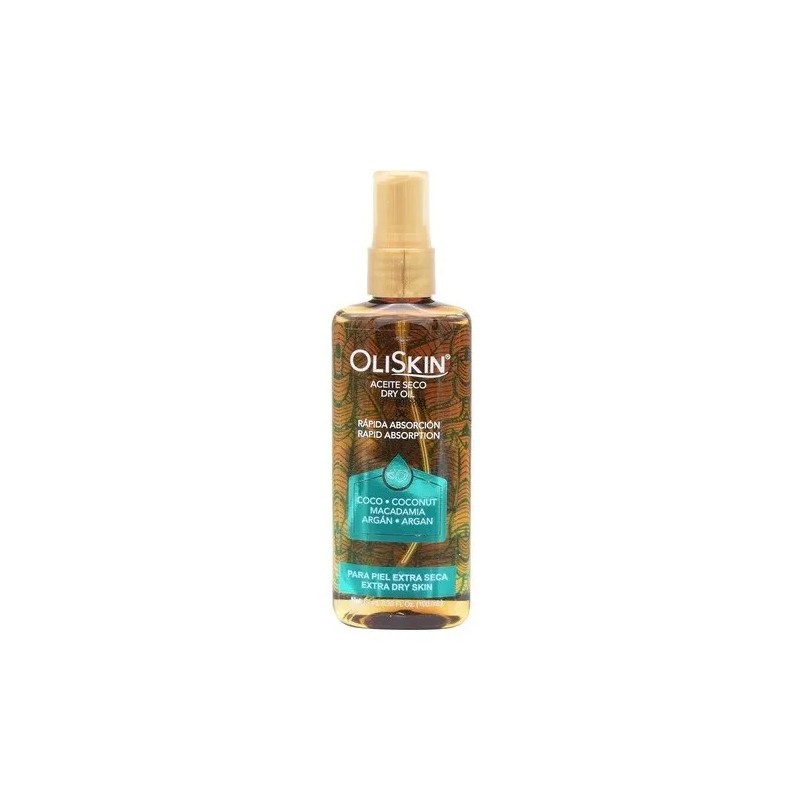 Aceite Corporal Seco Oliskin Coco Macadamia Argán Pza
