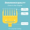 VGR 890 Professional Hair Clipper Guide Combs Set，8 Pcs Color