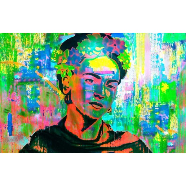 Scorpio Posters Frida Kahlo - Psychedelic Mini Poster 17" x