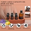 RoseFlower Ebony Essential Oil Holder Stand - 1 Large &
