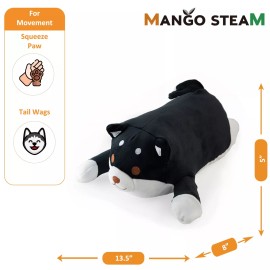 Mango Steam Shiba Inu Plush Dog, Stuffed Animal Plush With Waving Tail Plush