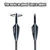 BOWSOUL 30inch Hunting Carbon Archery Arrows with 2.75” High Hardness