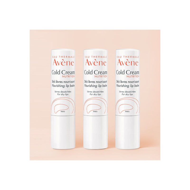 Avène Nourishing Lip Balm 4g (3 pieces) / 아벤느 너리싱