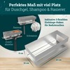 husman Shower Shelf No Drilling | Brushed Stainless Steel |