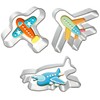 hitsuki Airplane Cookie Cutter Set Airplane shapes Stainless Steel Metal