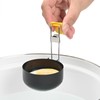 Wmzjnljy 2pcs Stainless Steel Egg Poacher Poached Egg Maker Non-Stick