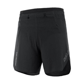 Salomon Women's Sense Aero 5'' Short, Deep Black, Medium