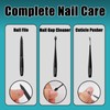 FOFAI Mens Nail Grooming Kit: 9 Pieces Nail Clippers Set
