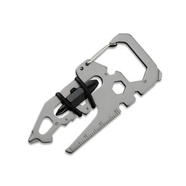 LLYZZ Carabiner Stainless Steel Multitool Keychain, Mens Gifts for Him (Dinosaur Skull)