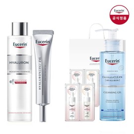 Eucerin/Lotte Exclusive Hyaluronic 3X Eye Cream 15ml + Boosting Essence 100ml / 유세린 롯데단독 하이알루론 3X 아이크림 15ml + 부스팅 에센스 100ml