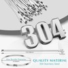 500 Pcs Metal Zip Ties 304 Stainless Steel Zip Ties