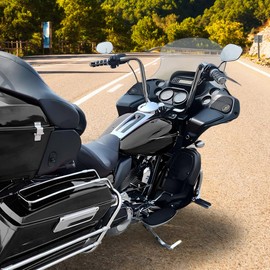 Kojem Gauge Cover Compatible with 1998-2013 Harley-Davidson Road Glide Replacement for 67923-98B 21906 Speedometer Cover Black