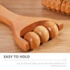 Healvian 3-Piece Massage Roller Set Wooden Foot Massage Trigger Point
