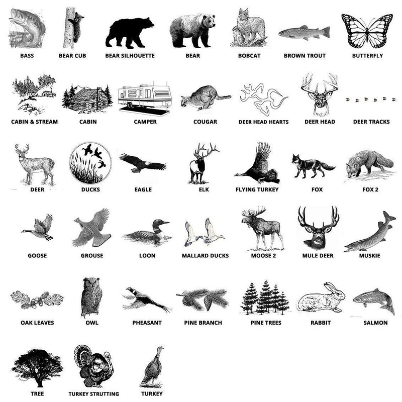 Whitetail Woodcrafters Turkey Beard Plaque with Fan Mount- Engraved Hardwood