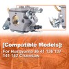 Mtanlo Carburetor Kit For Husqvarna 36 41 136 137 141