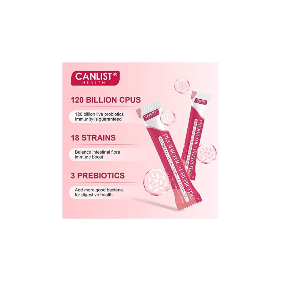 CANLIST Women's Probiotic Powder - Digestive & Immune Support