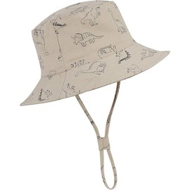 Summer Hat Baby Cap Children Boys Unisex Cap with Adjustable Ties Cartoon Pattern Fishing Hat for Boys, khaki, XL