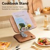 Book Stand for Reading, Mayhas Adjustable Book Holder with 360°