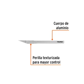 Truper EXA-6, Exacto profesional, Cuchillas fabricadas en acero SK5, 6"
