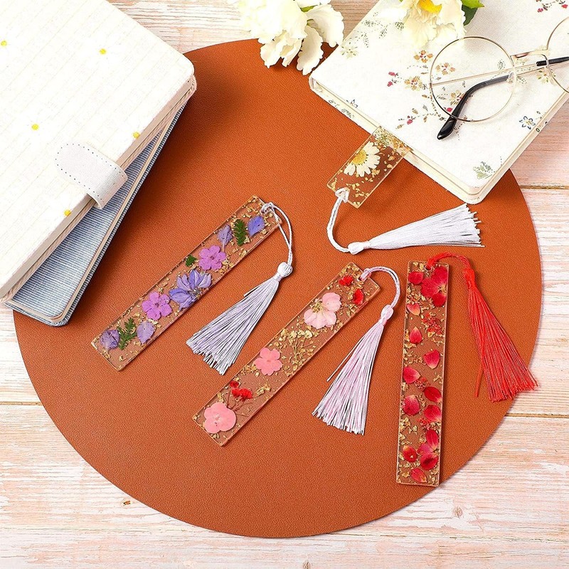 Pack of 200 Mini Tassels, Basicon Silky Soft Colourful Tassels,