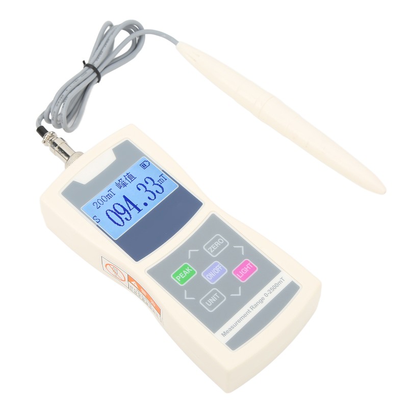 Surface Magnetic Field Detector High Accuracy Handheld Gauss Meter Digital