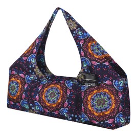 jswuffx Large Yoga Mat Bag Yoga Bags and Carriers Fits All You Stuff and Most Size Mats, Yoga Tote Bag with YogaMat Strap, Elastic Pockets and Zipper Pockets