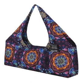jswuffx Large Yoga Mat Bag Yoga Bags and Carriers Fits All You Stuff and Most Size Mats, Yoga Tote Bag with YogaMat Strap, Elastic Pockets and Zipper Pockets