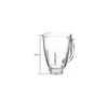 Cuchilla + Portavaso + Vaso Oster Cube Original Vidrio
